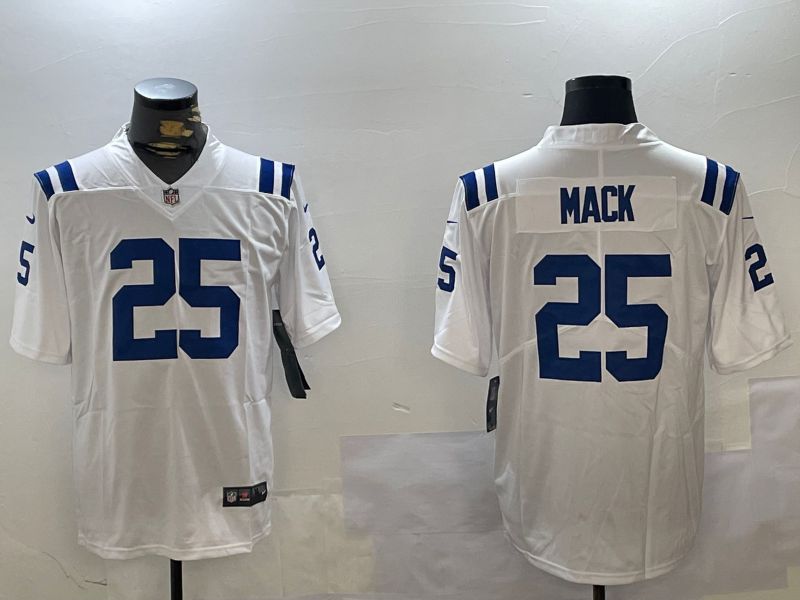 Men Indianapolis Colts #25 Mack White Second generation 2024 Nike Limited NFL Jersey style 1->indianapolis colts->NFL Jersey